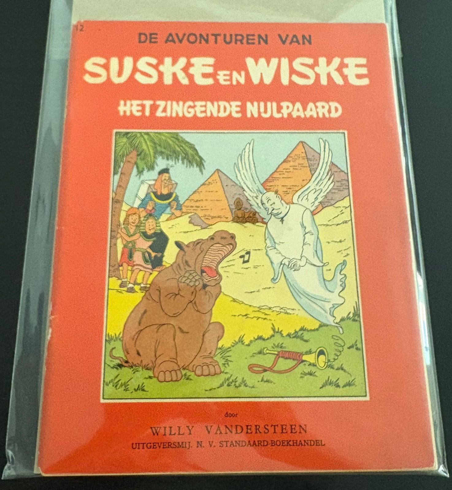 Suske en Wiske Rode Reeks Vlaams 12 Het Zingende Nijlpaard, Verzenden, Gelezen