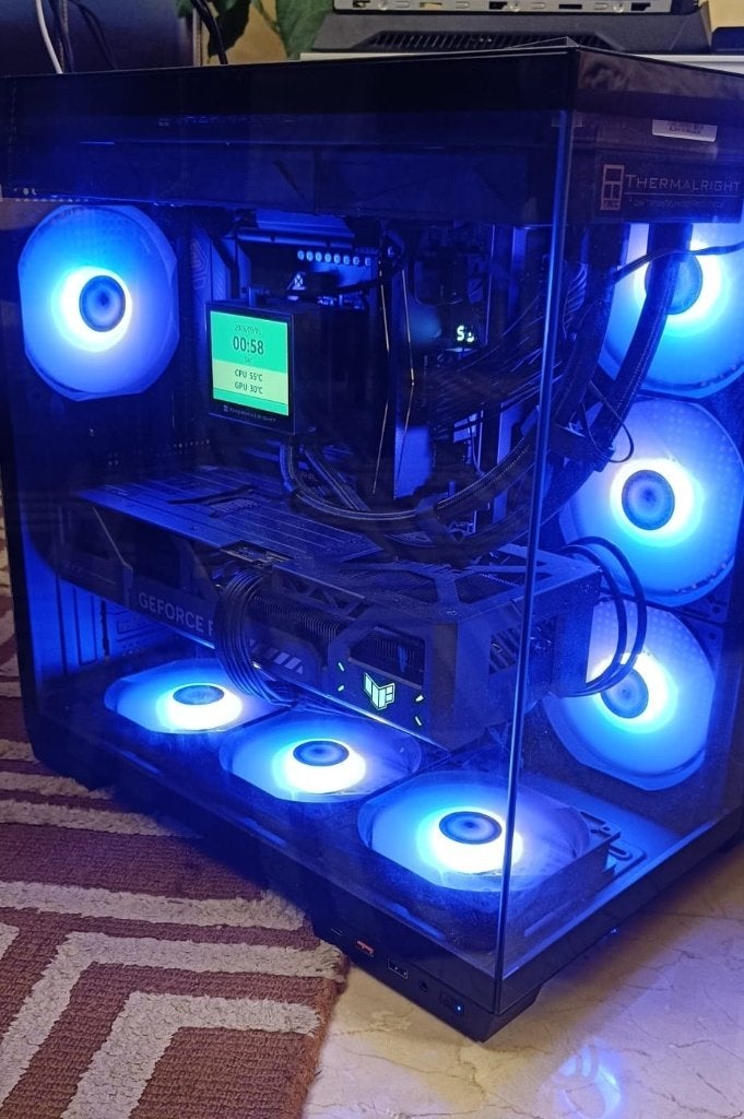 Gaming PC Ryzen 7 7800x3d RTX 5080 32GB RAM, Computers en Software, Ophalen, Zo goed als nieuw, Gaming, SSD