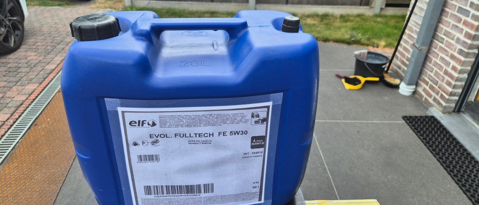 Motorolie voor Renault ELF RN0720, Ophalen