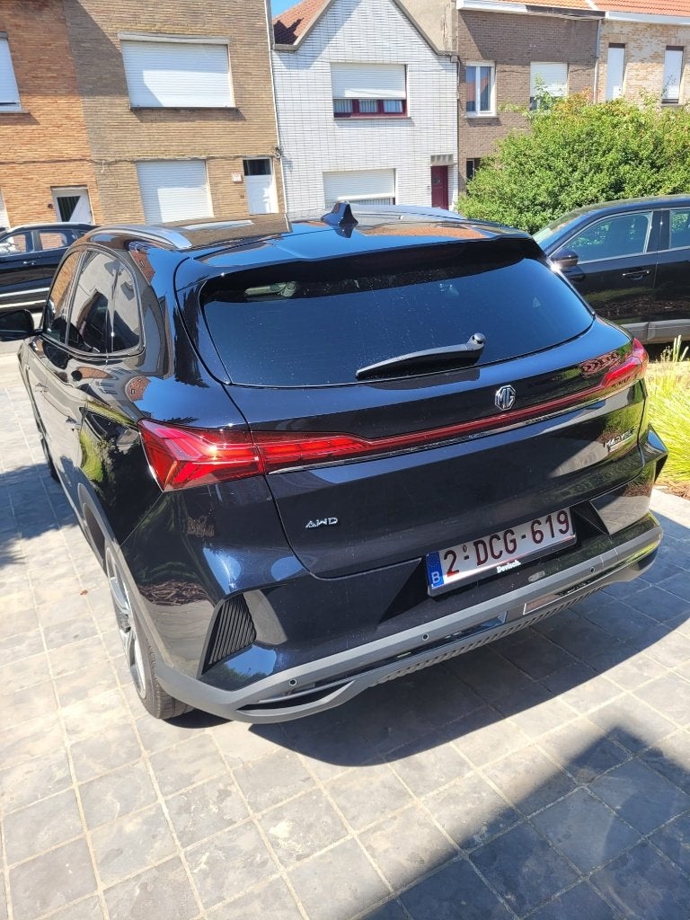 MG Marvel R, Auto's, MG, Automaat, Zwart, Leder, Elektrisch