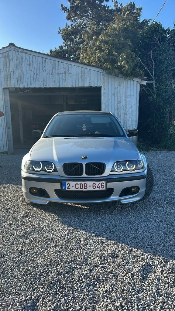 Bmw E46 320D, Auto's, Achterwielaandrijving, 4 cilinders, Zwart, Diesel