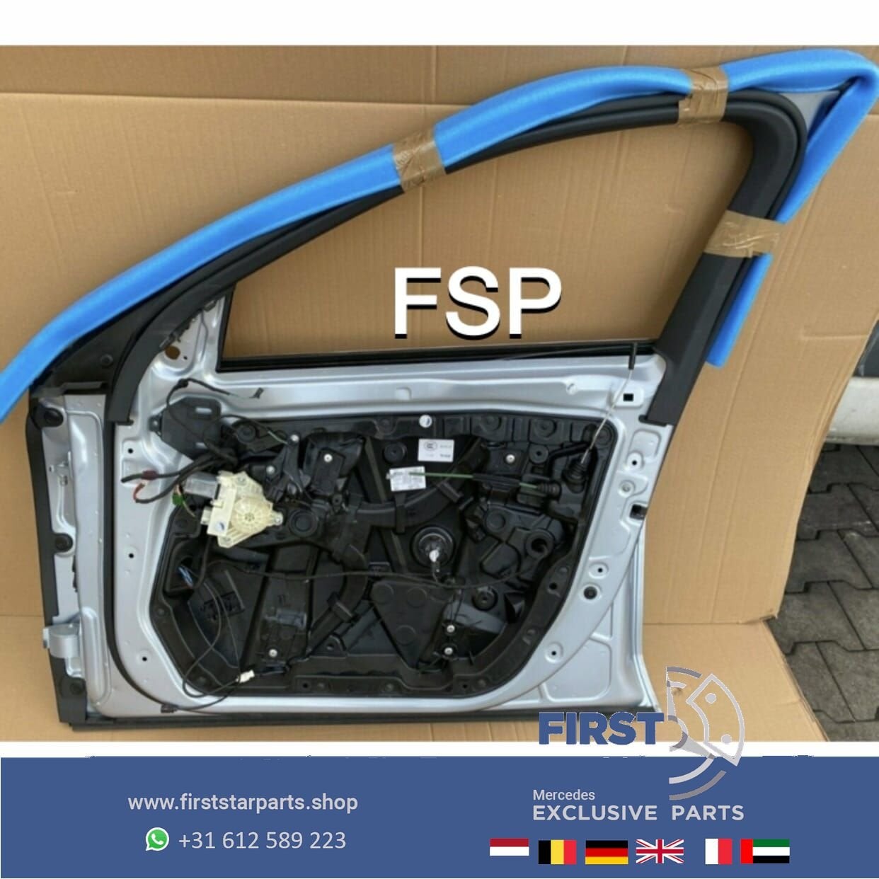 W213 deur portier compleet rechts voor Mercedes E Klasse ZWA, Gebruikt, -, Deur, Ophalen of Verzenden