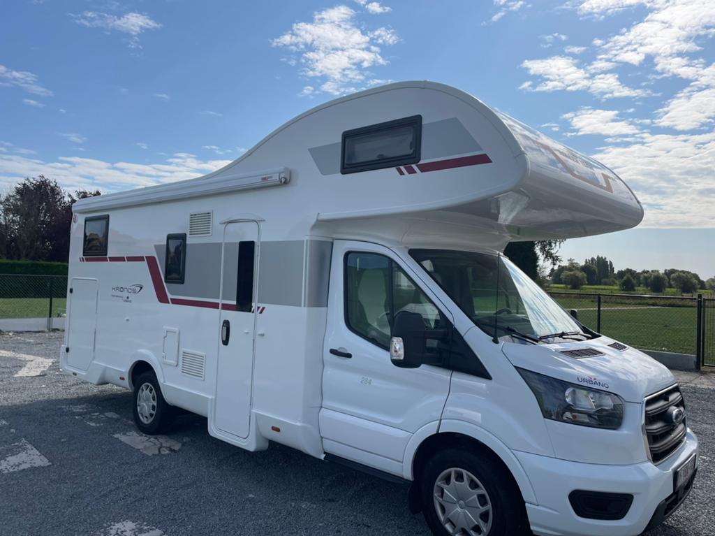 Mobilhome roller team alkoof, Caravanes & Camping, Camping-cars, Particulier, Alcôve, Ford, Réfrigérateur, Auvent, Enlèvement