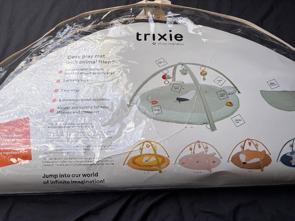Tapis de jeu et tapis à ramper pour bébé (Trixie), Enlèvement, Comme neuf