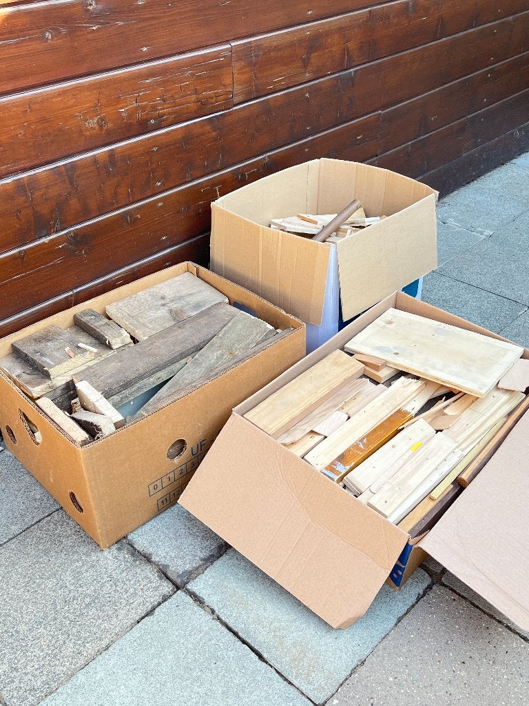 Gratis brandhout, Ophalen
