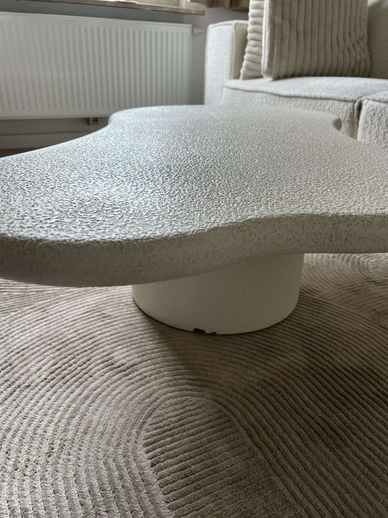 table basse blanche mortex, Moins de 50 cm, 50 à 100 cm, Enlèvement, Utilisé