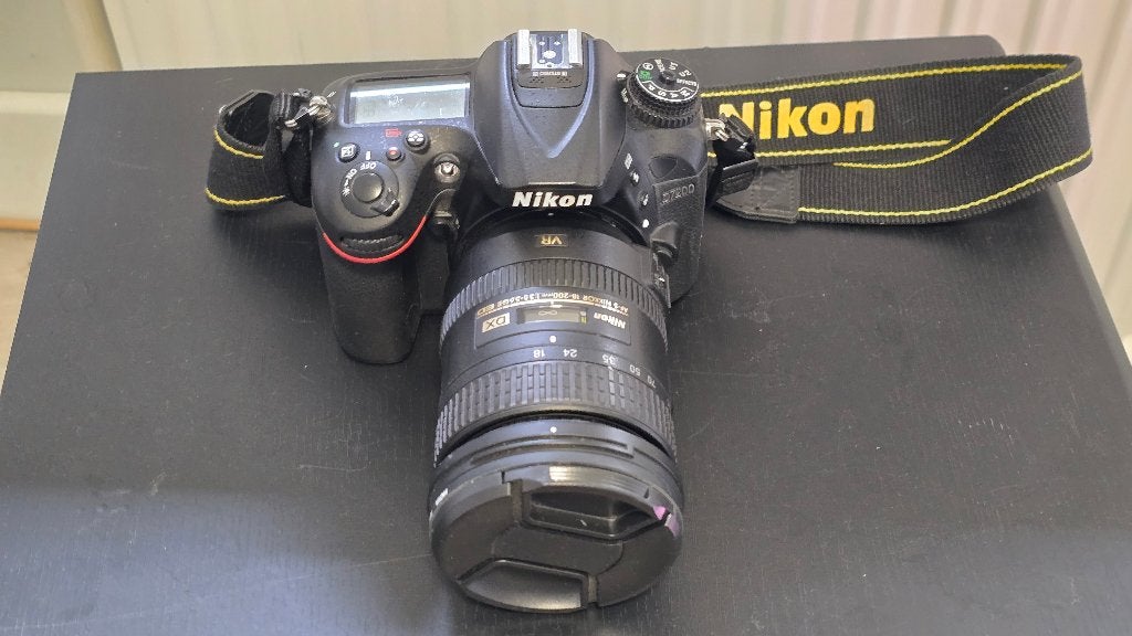 Apparei photo Nikon 7200 avec zoom, TV, Hi-fi & Vidéo, Appareils photo numériques, Enlèvement ou Envoi, Comme neuf, 8 fois ou plus