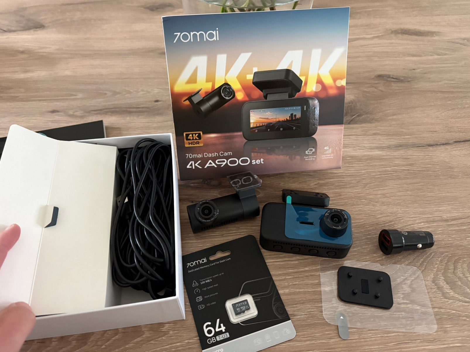 70mai A900 dashcam (NOUVEAU MODÈLE !) + carte 64 Go, Autos : Divers, Enlèvement ou Envoi, Comme neuf