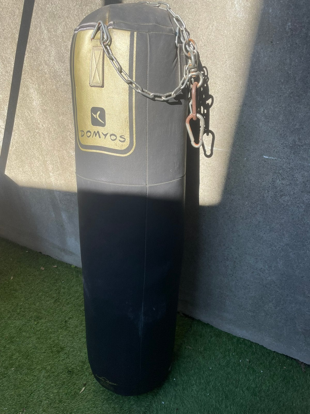 Domyos Leather Edition bokszak., Ophalen, Gebruikt