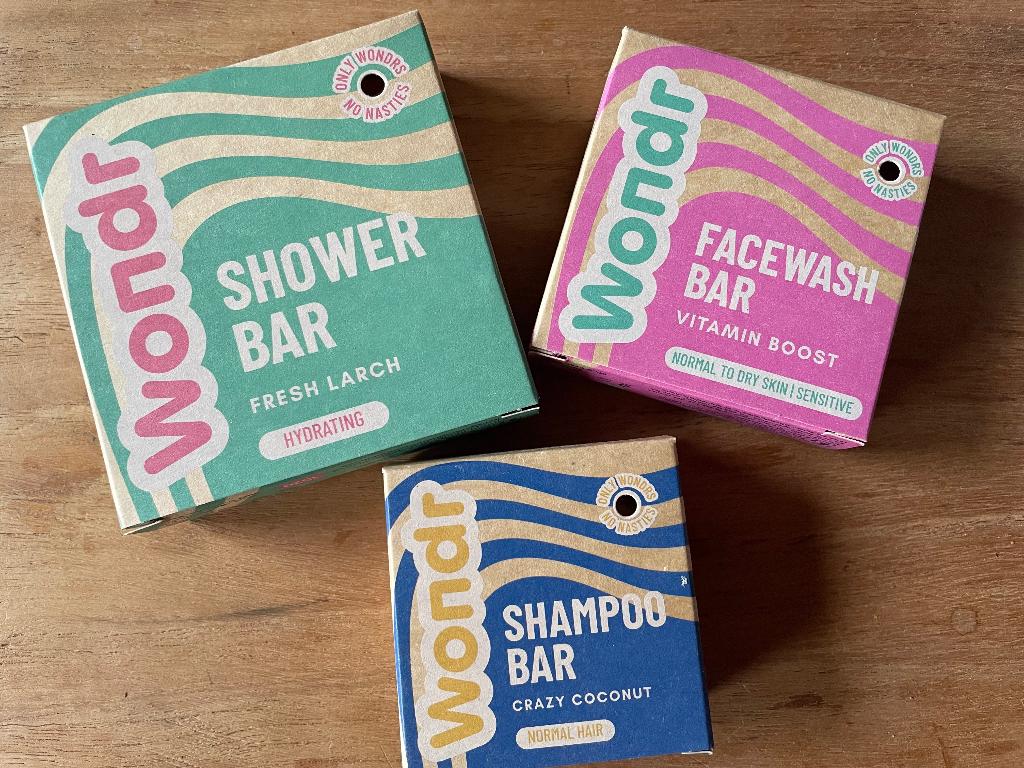 Wondr shower bar, facewash bar, shampoo bar, Bijoux, Sacs & Beauté, Enlèvement ou Envoi, Neuf, Baignoire & Douche