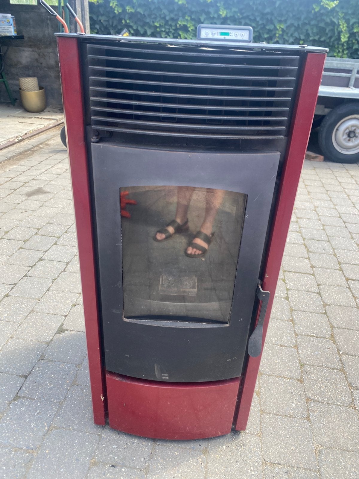 Pelletkachtel Mondena, Huis en Inrichting, Kachels, Ophalen, Gebruikt, Vrijstaand, Pelletkachel