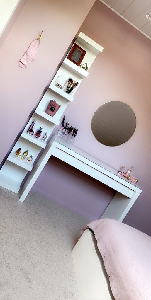 Make-up tafel met rek, Huis en Inrichting, Ophalen, Zo goed als nieuw
