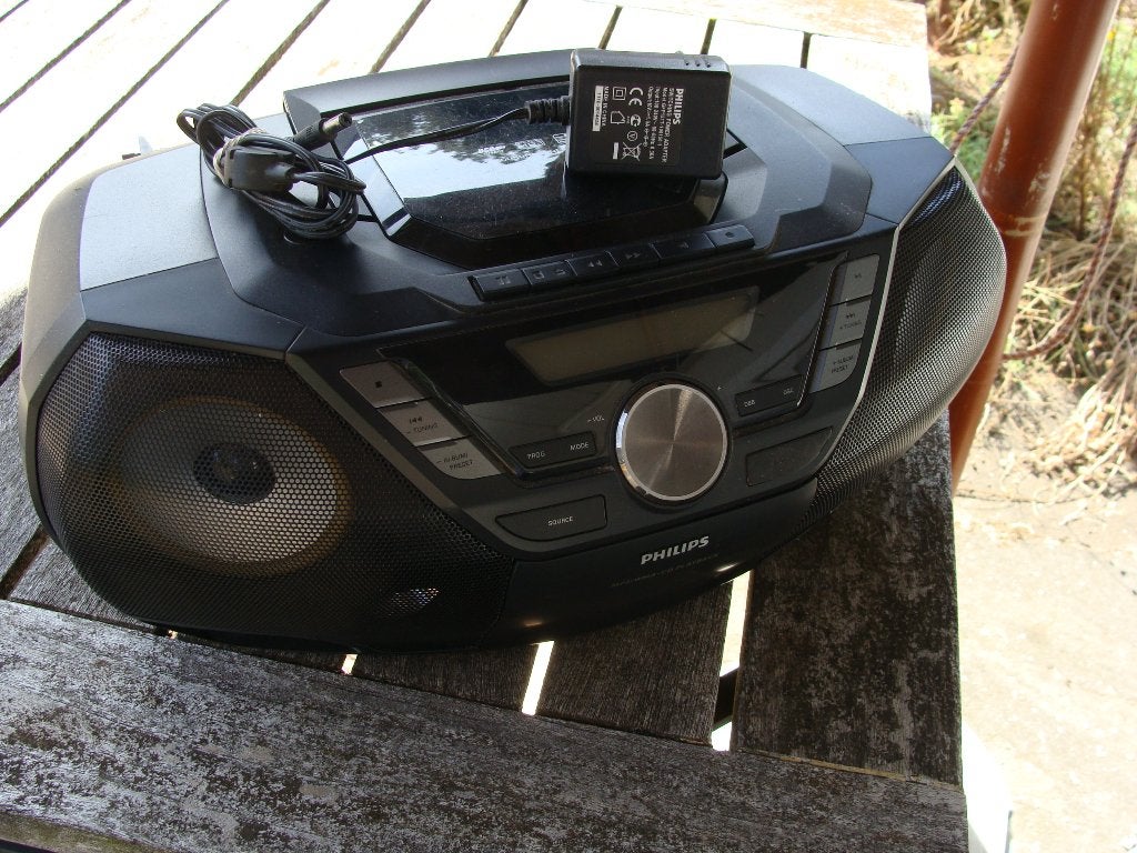 Philips AZ3856 CD-Soundmachine met FM - MP3 - CD - K7 - USB, Ophalen of Verzenden, Gebruikt, Transistorradio, Met cd-speler
