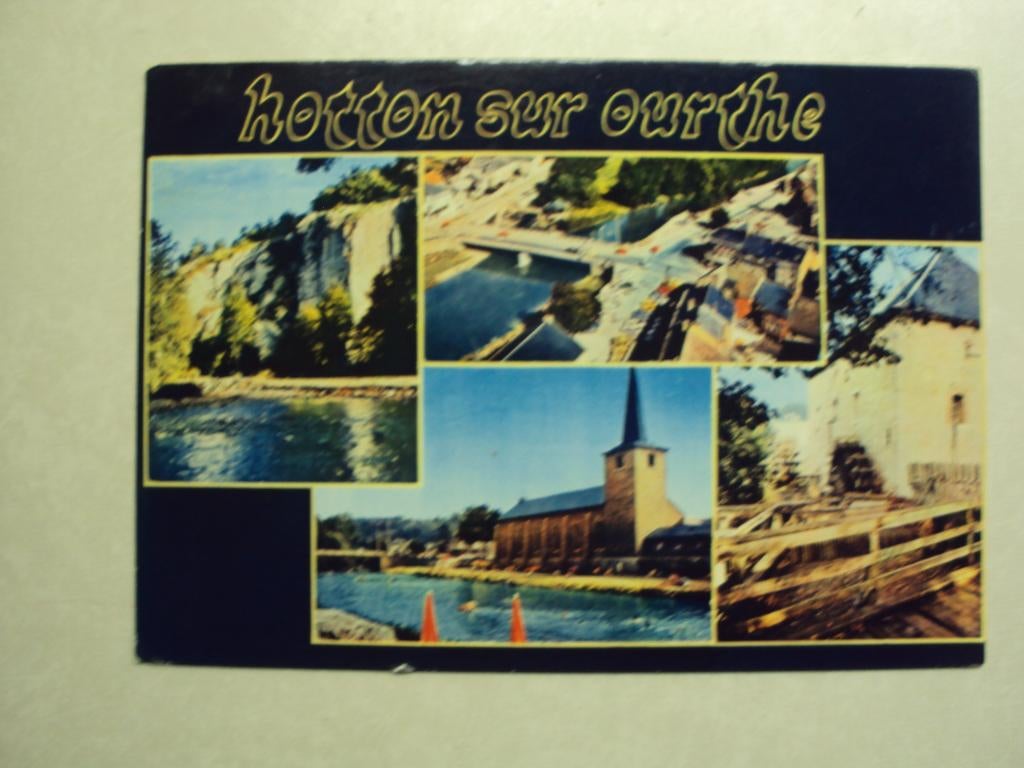 55268 - HOTTON-SUR-OURTHE - LES ROCHERS - VUE AERIENNE, Collections, Envoi