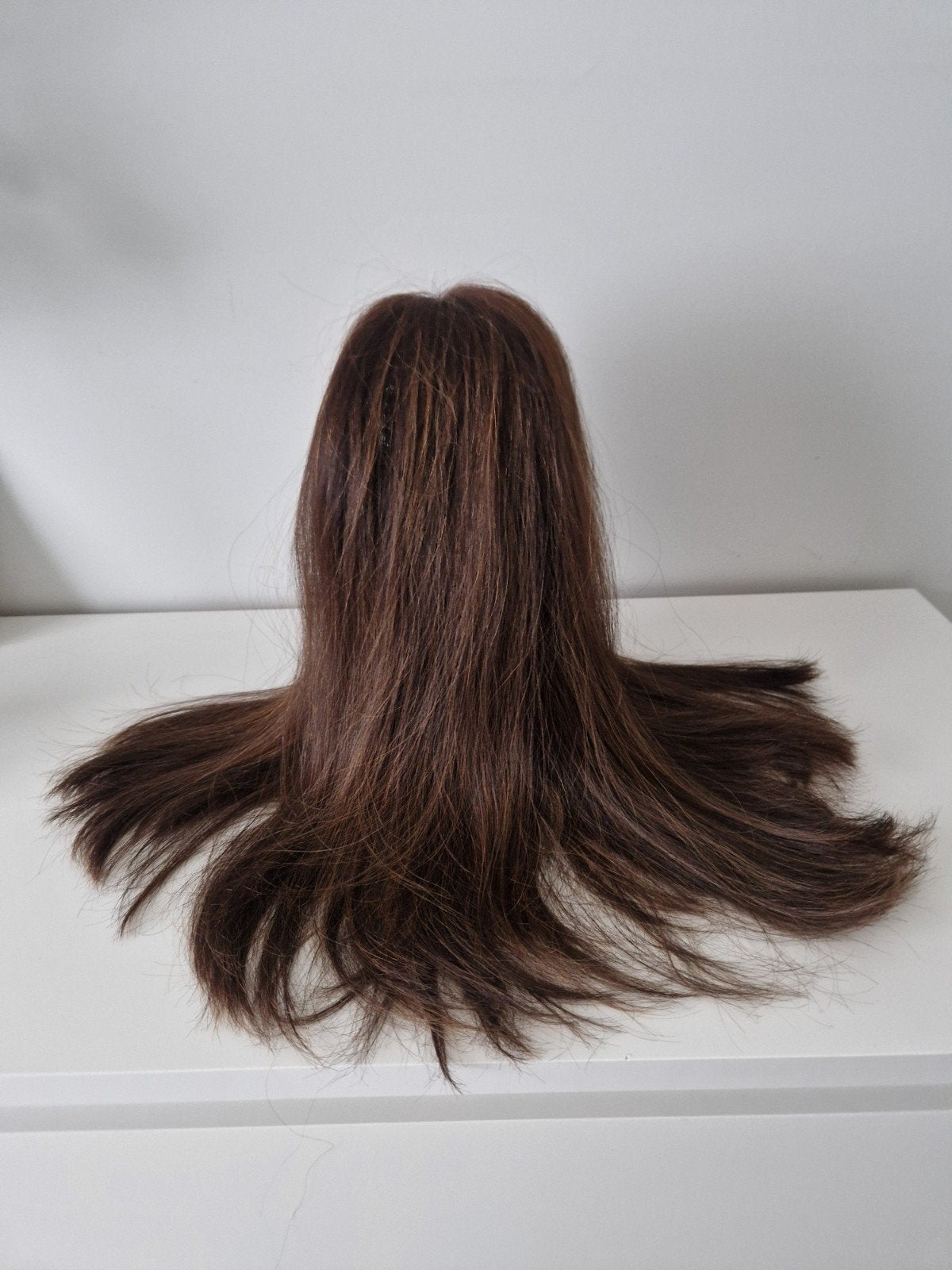 Pruik echt haar, Handtassen en Accessoires, Uiterlijk | Haarverzorging, Ophalen