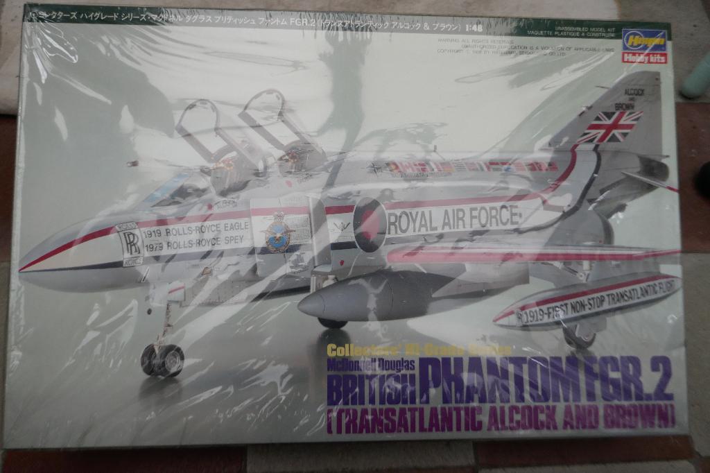 British Phantom FGR.2 Hasegawa 1/48 ( Alcock & Brown), Enlèvement ou Envoi, Comme neuf, Avion, Plus grand que 1:72