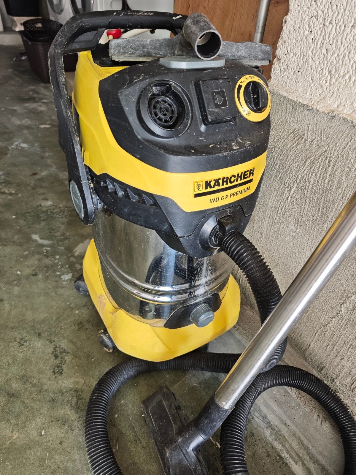 Karcher WD6 P, Ophalen