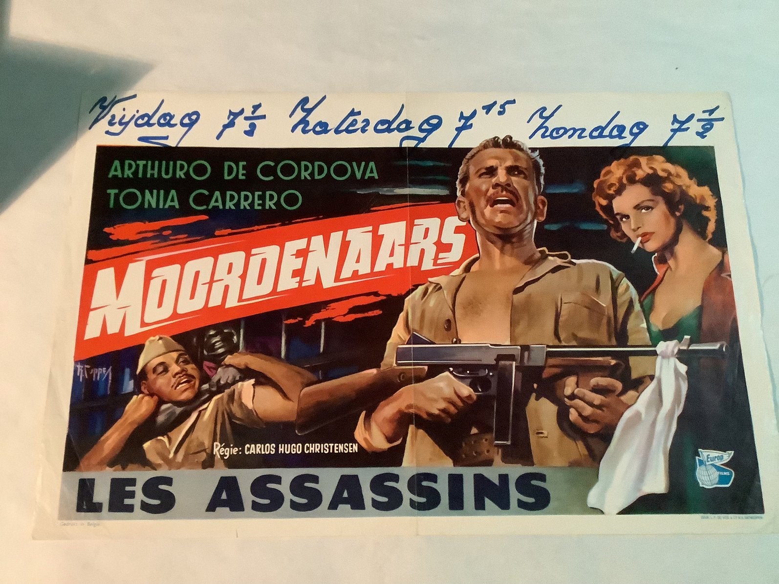 LOT D'AFFICHES DE CINÉMA (22) 36-54 cm, Enlèvement ou Envoi