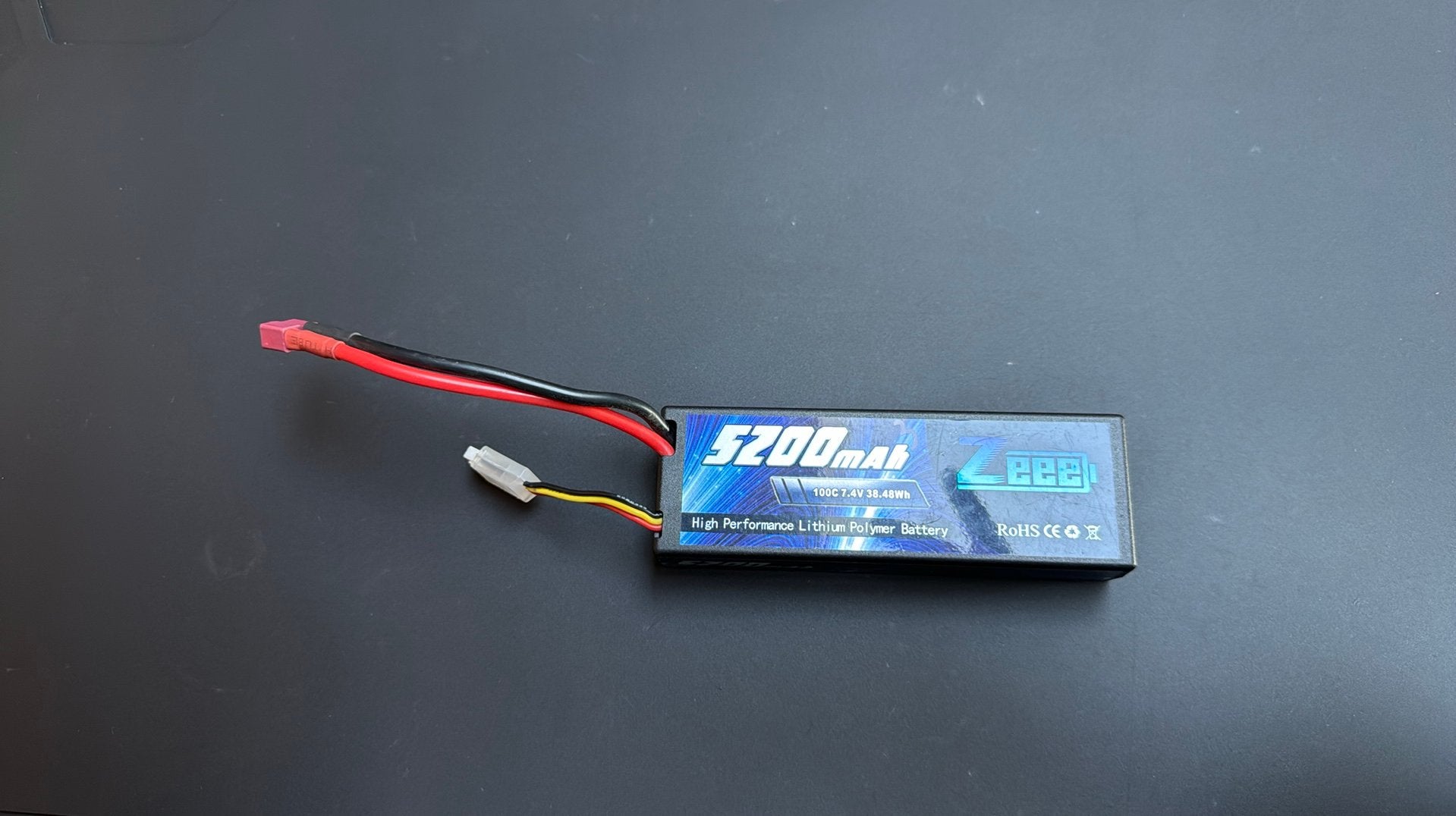 Lipo 2S 5200 mah, Hobby en Vrije tijd, Ophalen of Verzenden, Zo goed als nieuw