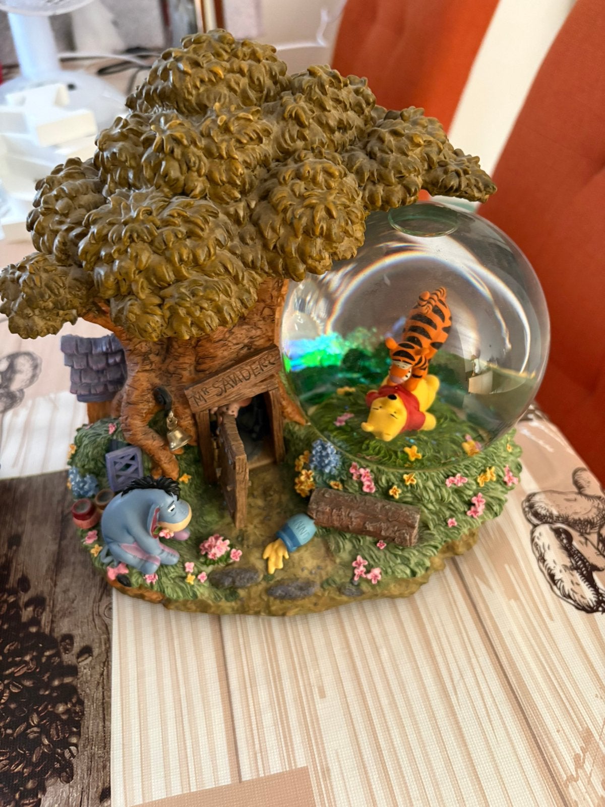Zeer mooie snowglobe winnie the pooh, Verzamelen, Ophalen, Zo goed als nieuw