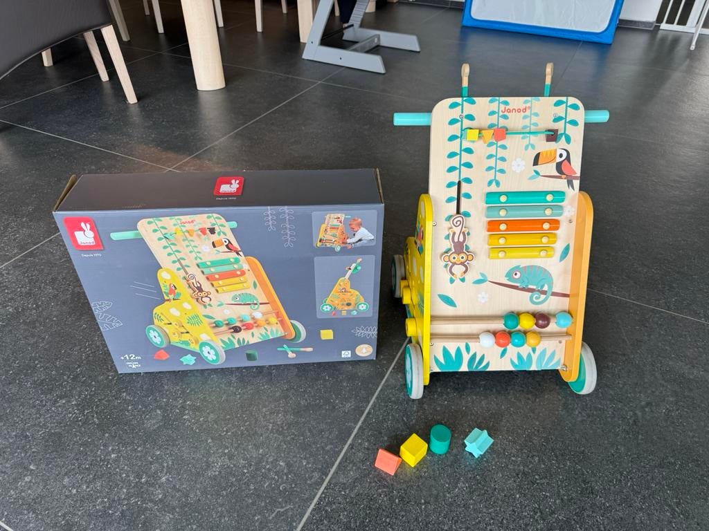 Janod loopwagen, Ophalen, Zo goed als nieuw