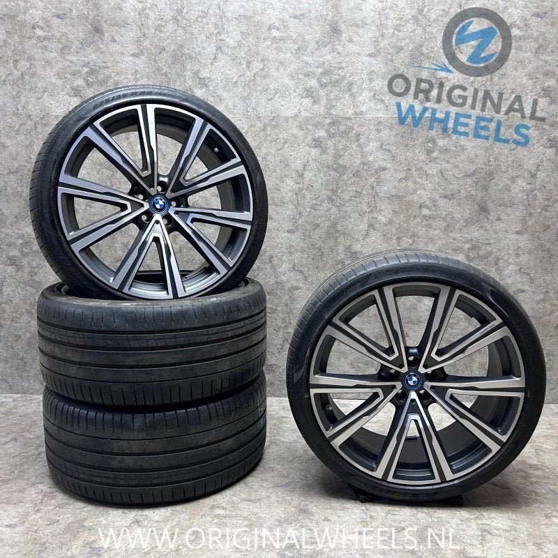 22 inch originele velgen + zomerbanden BMW X5 X6 G05 G06 746, Pneus et Jantes, -, Autres dimensions, Utilisé