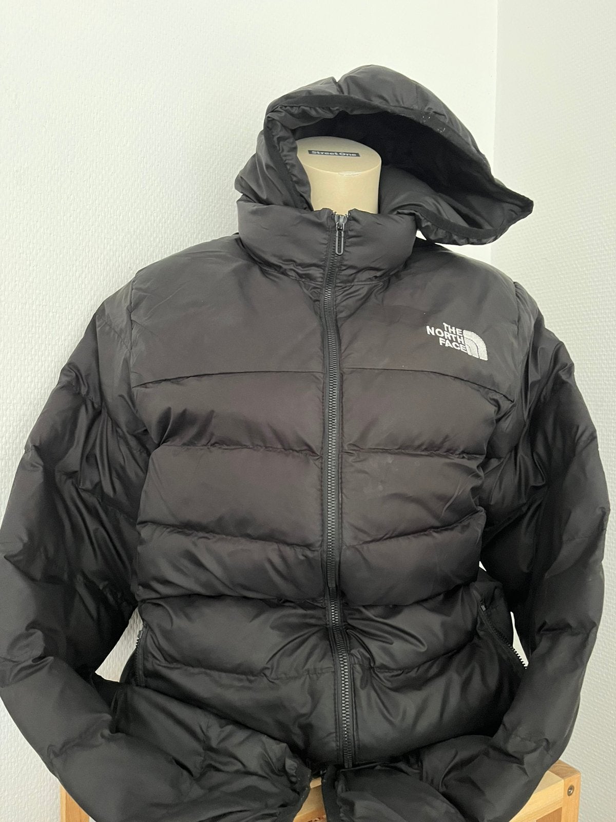 The North Face puffer winterjas maat M, Ophalen of Verzenden, Gedragen, Maat 48/50 (M), Zwart