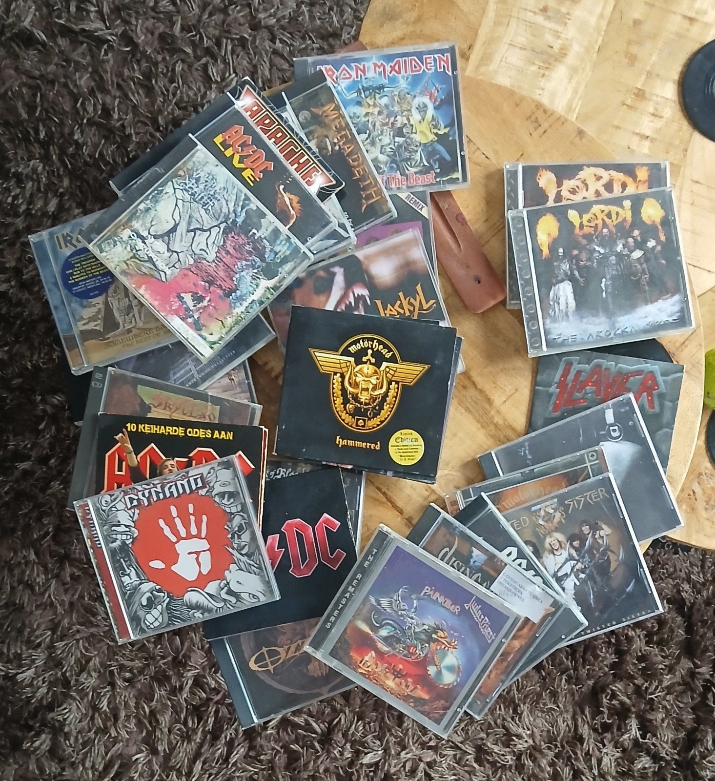 Hardrock cd's, Ophalen