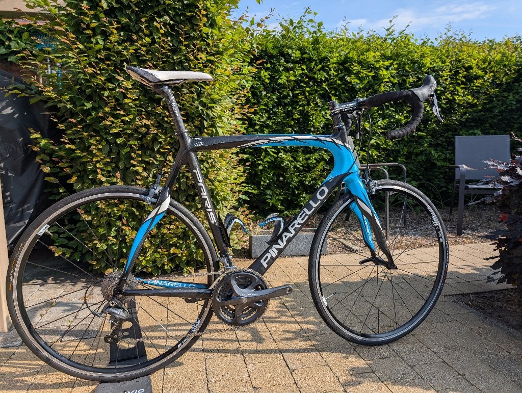Pinarello Paris Carbon (2012) - Maat 60 + Powermeter, Vélos & Vélomoteurs, Frein sur jante, 57 à 61 cm, Enlèvement, Utilisé