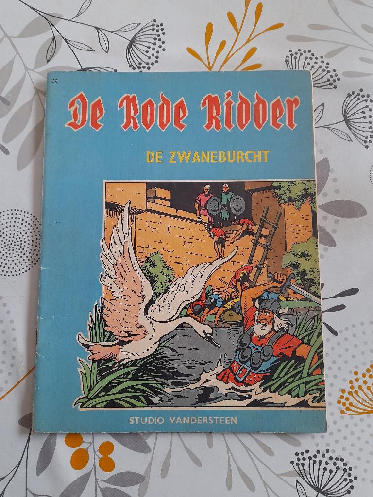 De rode ridder nr 29 "De Zwaneburcht "eerste druk 1966, Boeken, Stripverhalen, Gelezen, Ophalen of Verzenden