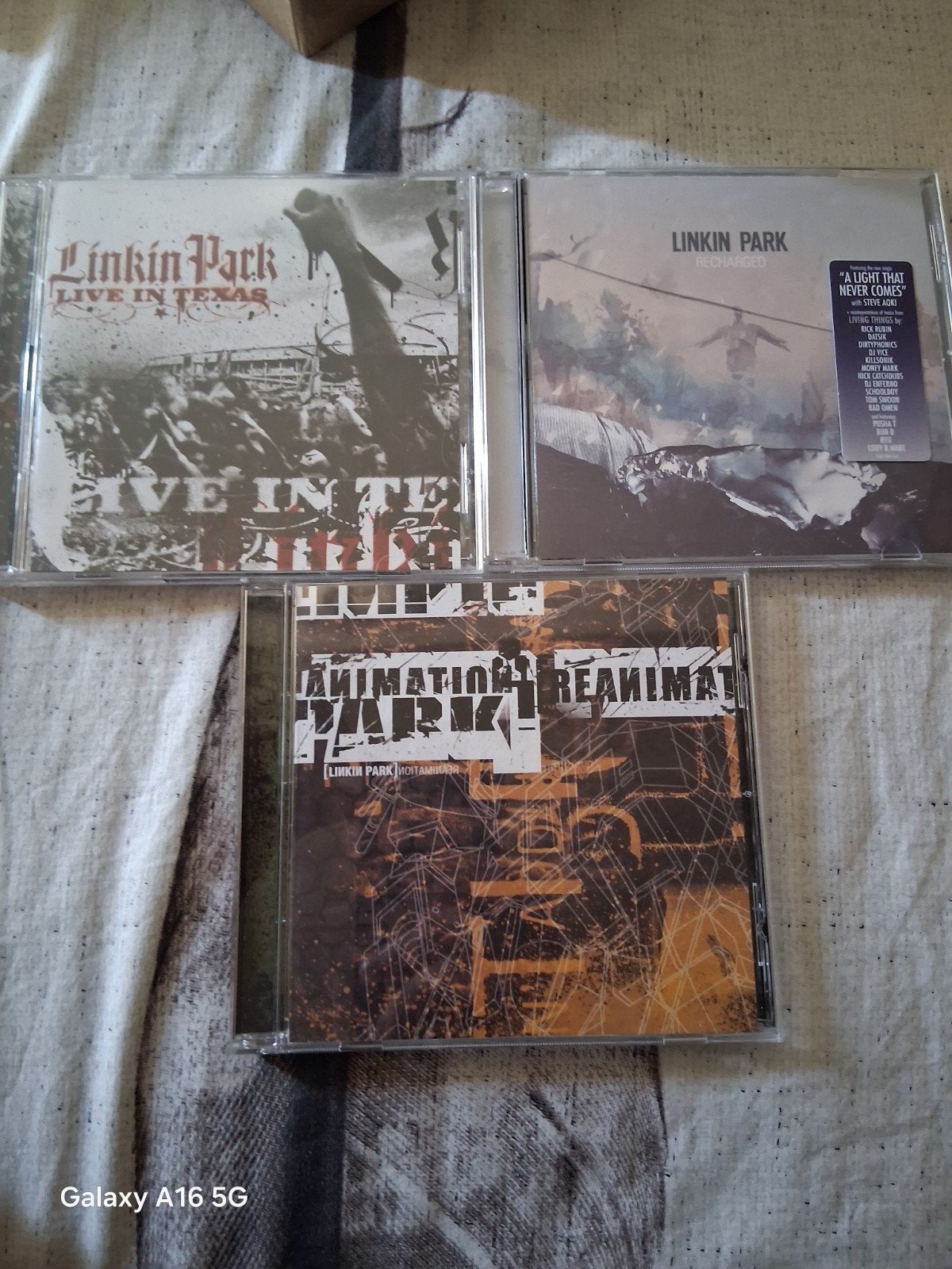linkinpark cds 3 stuks, Cd's en Dvd's, Cd's | Hiphop en Rap, Ophalen, Zo goed als nieuw, Album, Inclusief DVD