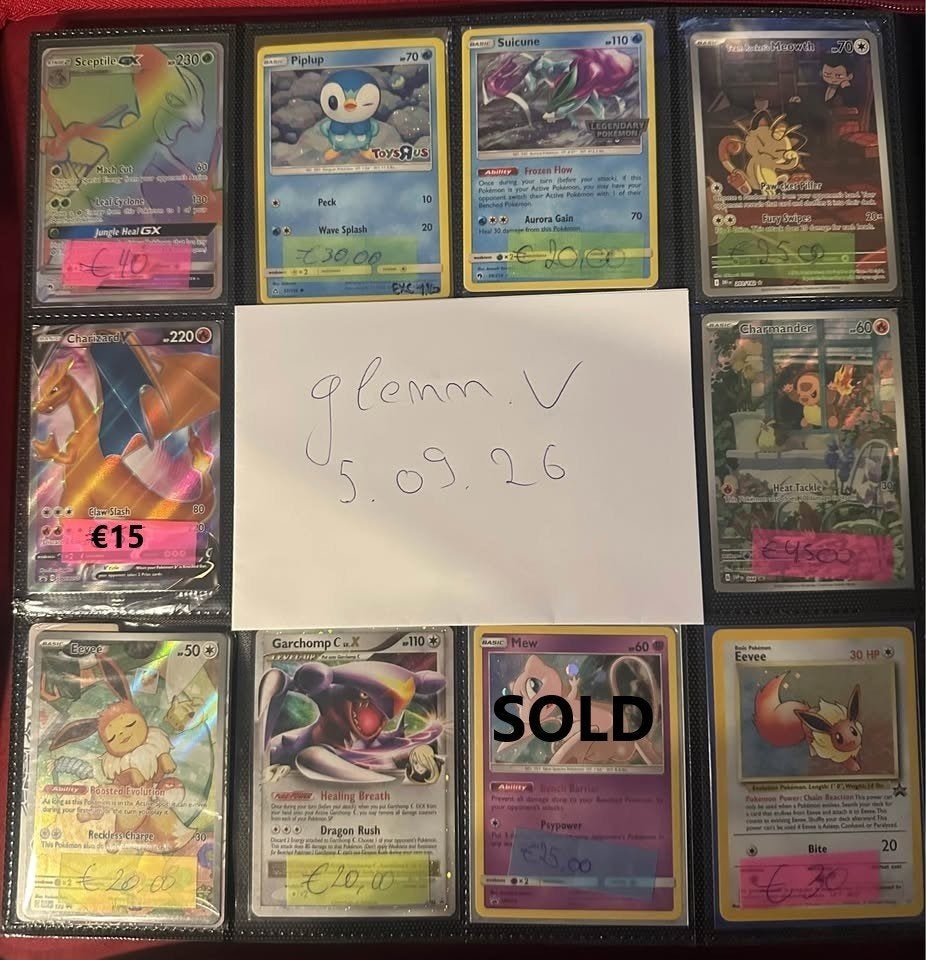 Pokémon Stamped, sealed promo's, tin & graded., Ophalen of Verzenden, Nieuw, Meerdere kaarten