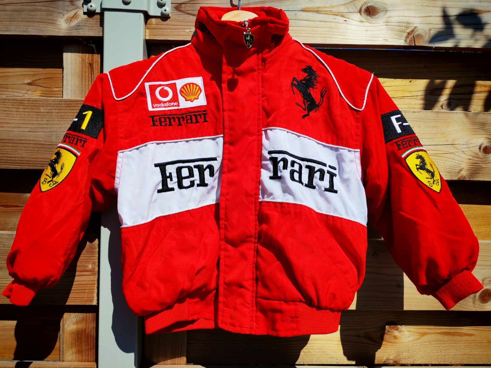 Ferrari F1 fantastische vintage jas vest, Ophalen of Verzenden