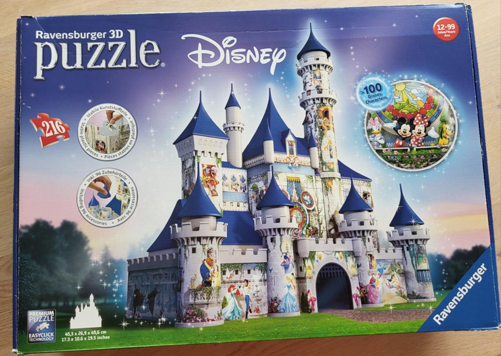 Ravensburger 3D puzzel Disney kasteel, Ophalen of Verzenden