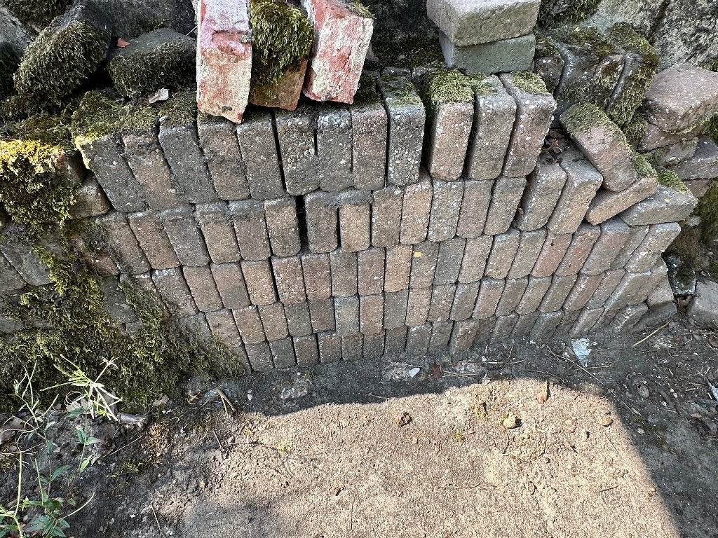 Kasseien 10x10x4 cm gratis, Tuin en Terras, Ophalen, Gebruikt