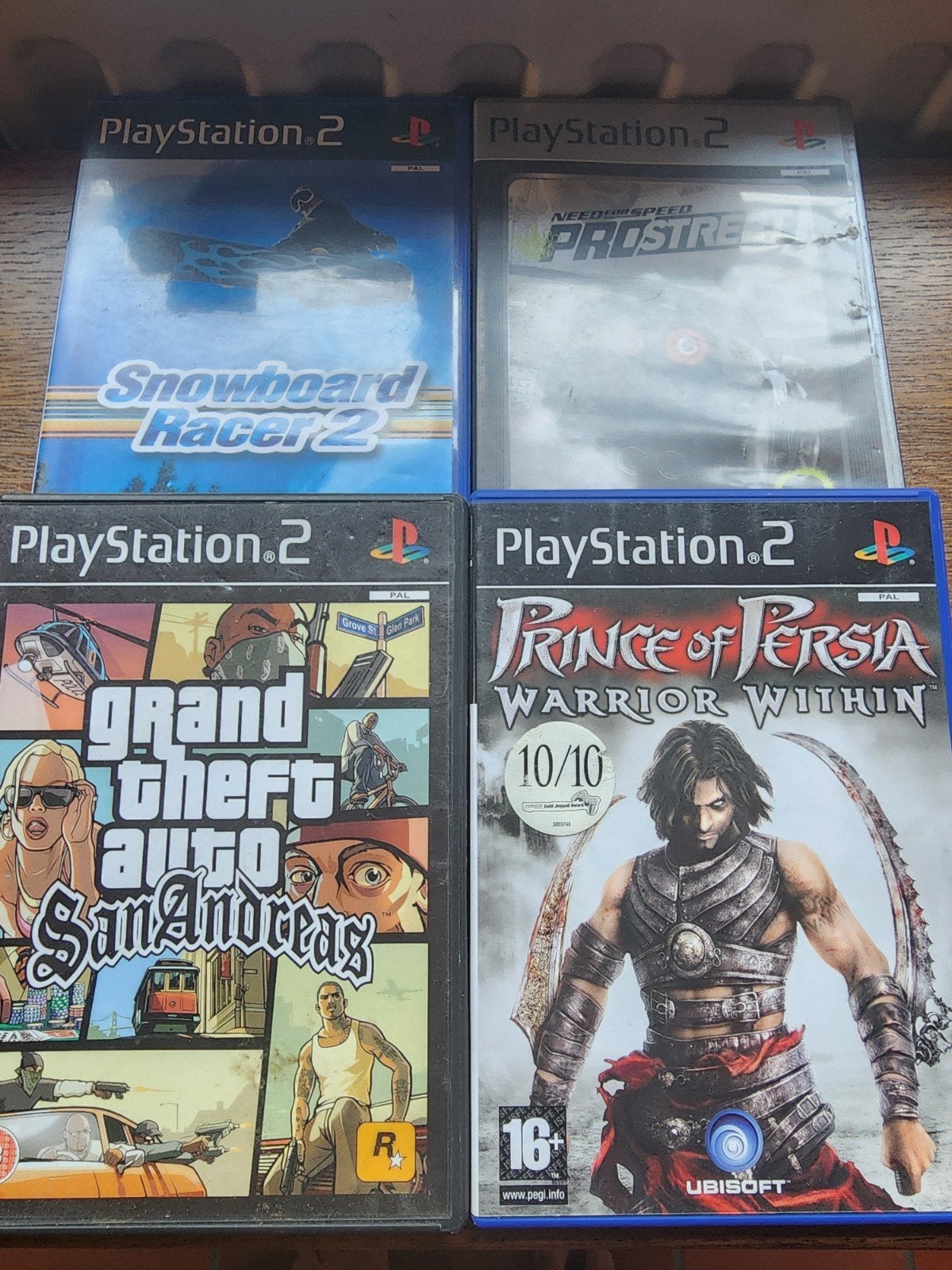 PlayStation 2-games (Gran Theft Auto, Prince of Persia), Ophalen of Verzenden, Gebruikt