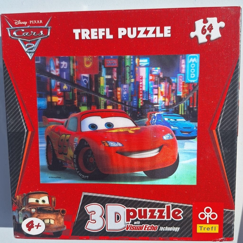 Puzzel Cars 64 stuks, Ophalen, Meer dan 50 stukjes, Zo goed als nieuw, 4 tot 6 jaar