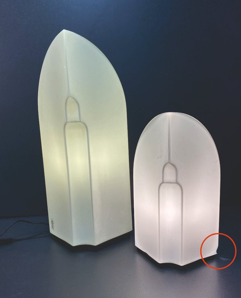 Lampes desing vintage, Enlèvement