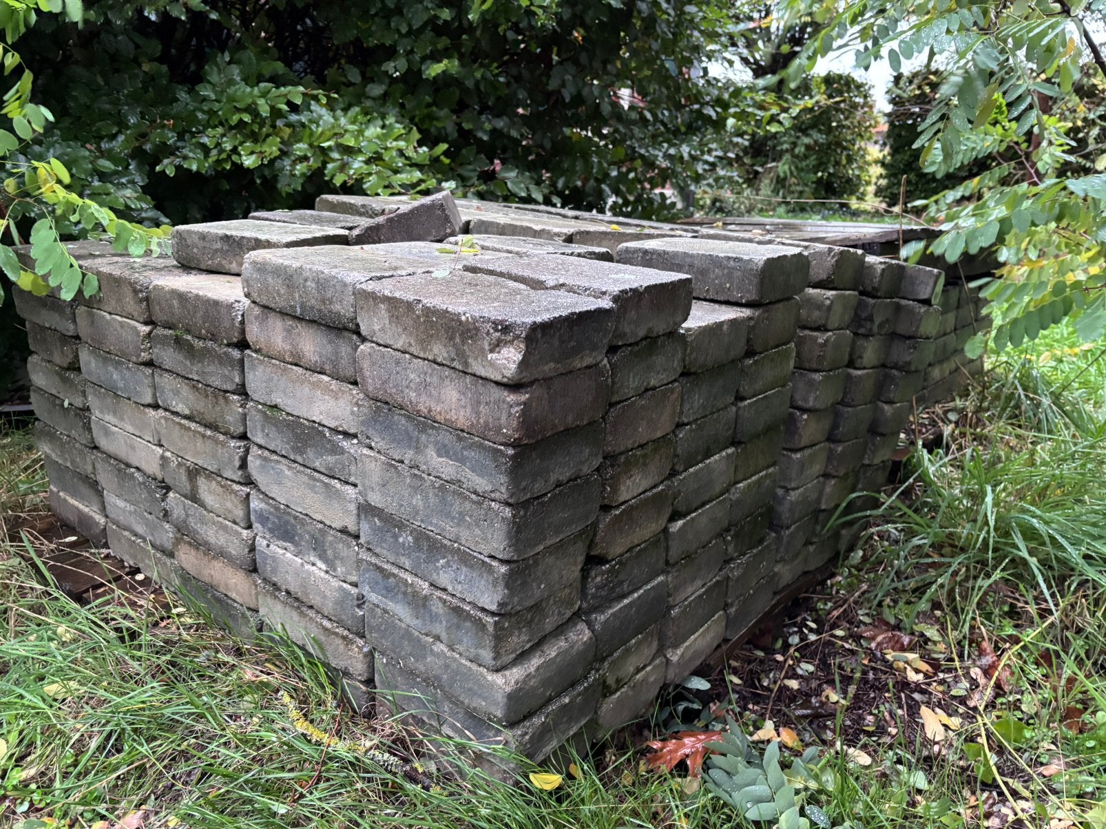 Gratis klinkers, Jardin & Terrasse, Enlèvement, Comme neuf, Briques