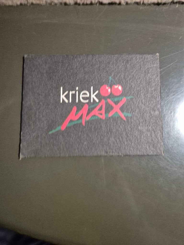 Sous bock kriek Max (modèle 1), Verzamelen, Ophalen of Verzenden, Gebruikt, Viltje(s), Overige merken