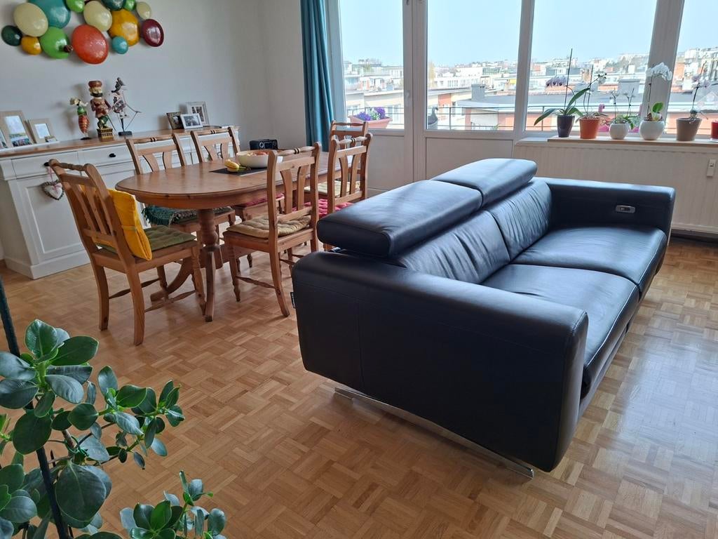 Canapé 2 relax cuir châteaux d'ax année 2023. Largeur  206cm, Enlèvement, Comme neuf, Cuir