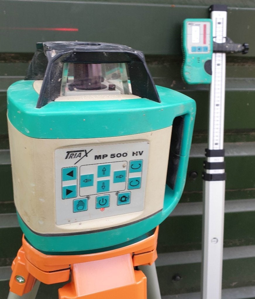 Bouwlaser Triax mp500hv (multifunctioneel in de bouw), Doe-het-zelf en Bouw, Meetapparatuur, Ophalen, Gebruikt, Overige meters