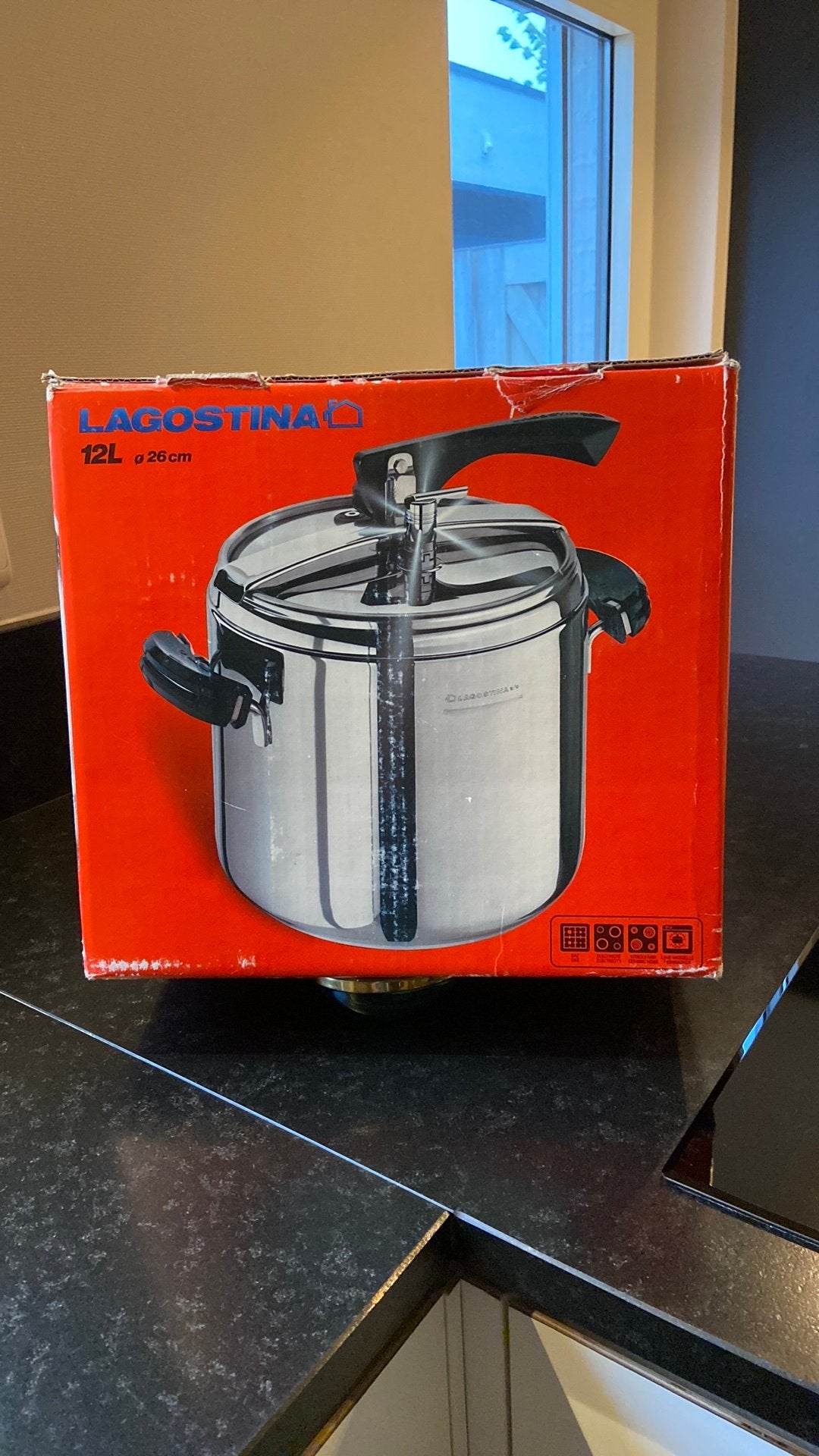 Snelkookpan Lagostina 12l, Maison & Meubles, Enlèvement, Comme neuf, Autocuiseur