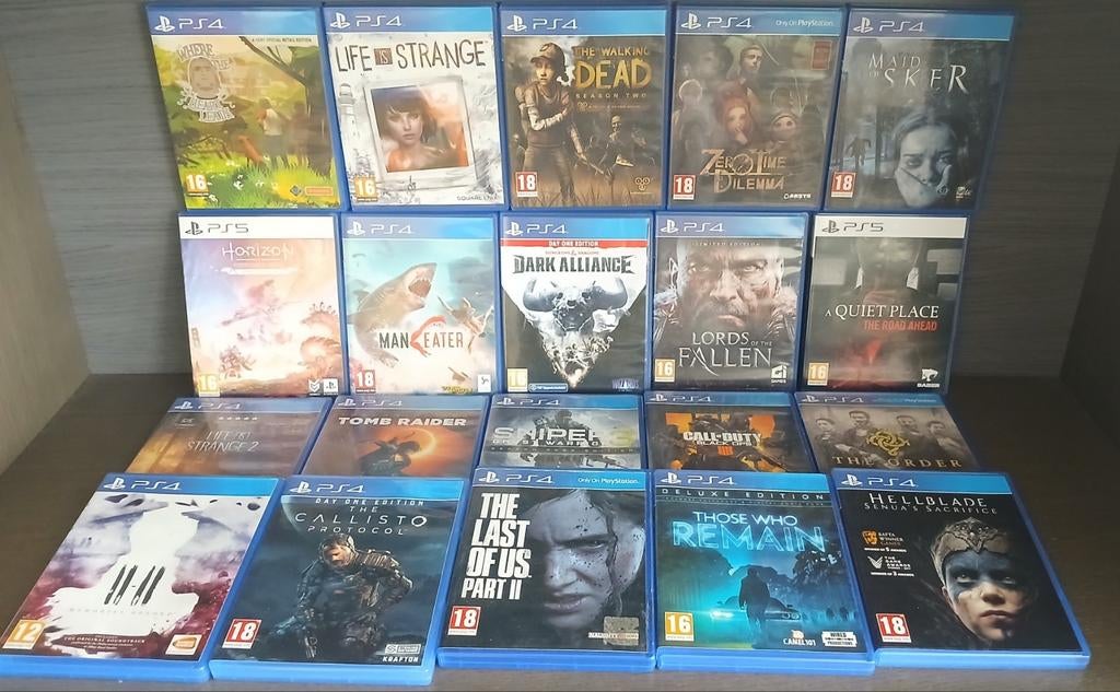 PAKKET PS4 & PS5 GAMES, Games en Spelcomputers, Verzenden, Zo goed als nieuw