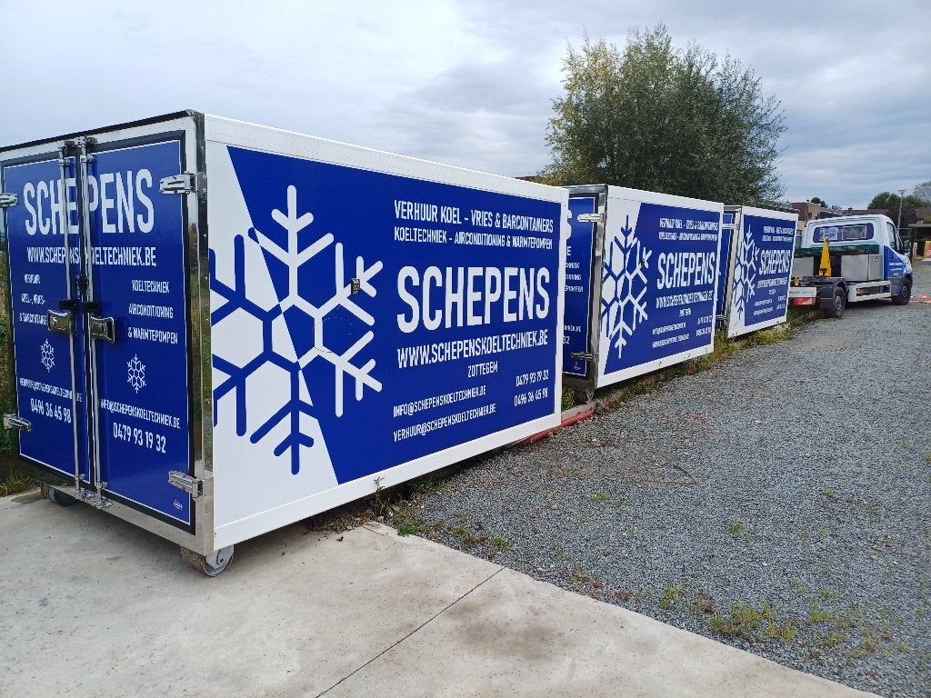 Te huur koel en vriescel containers, Hobby en Vrije tijd, Ophalen of Verzenden, Zo goed als nieuw