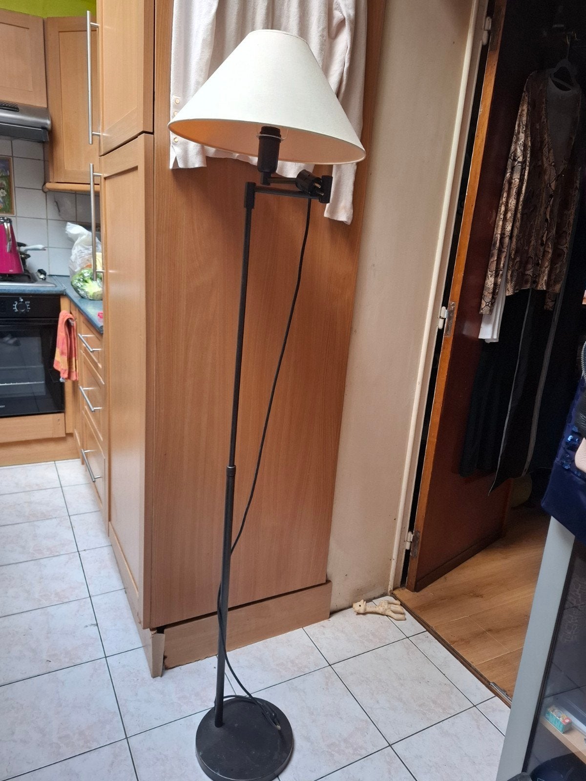 Lampadaire sur pied articulé vintage a venir enlever