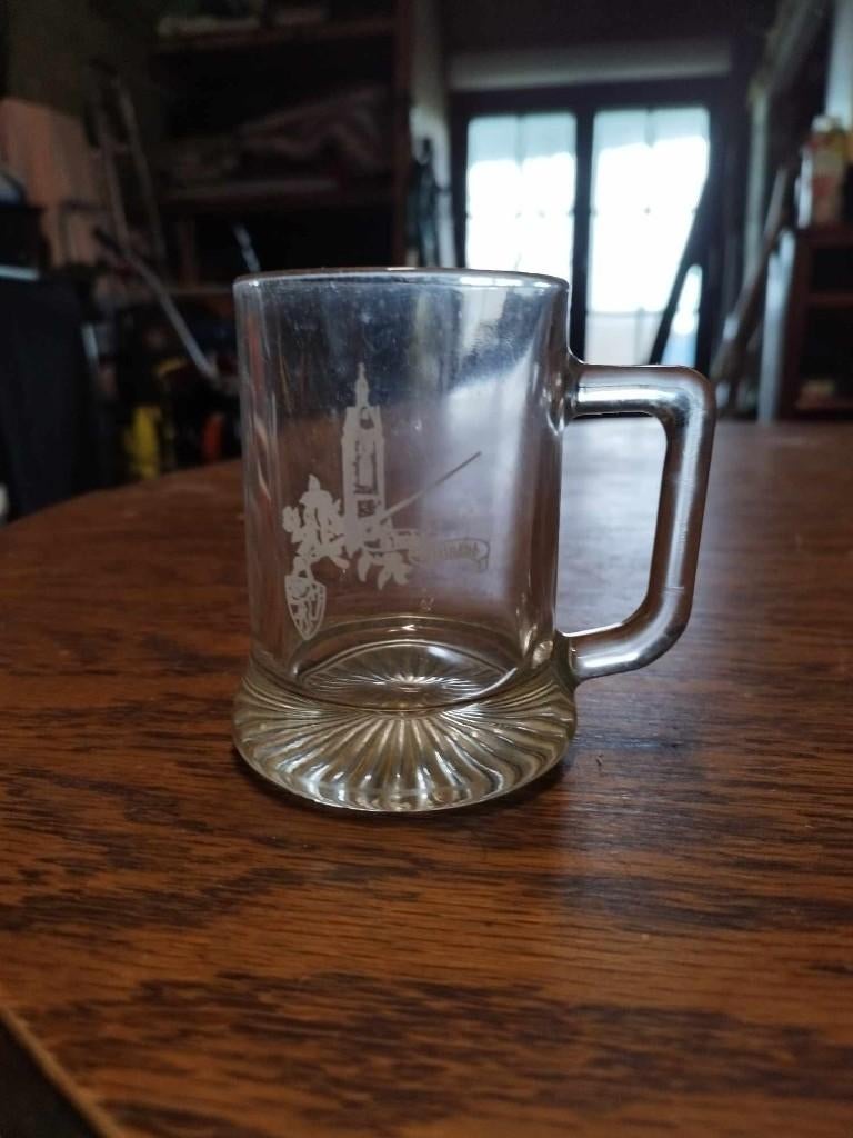 Lot de verres à bière de collection (Ville de Thuin), Enlèvement ou Envoi, Neuf, Verre à bière