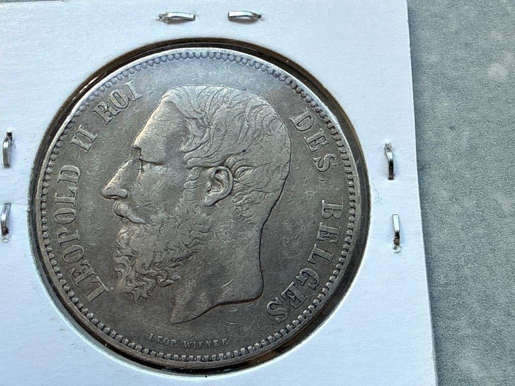 5 Frank 1867 avec un point après F., Enlèvement ou Envoi, Argent, Argent