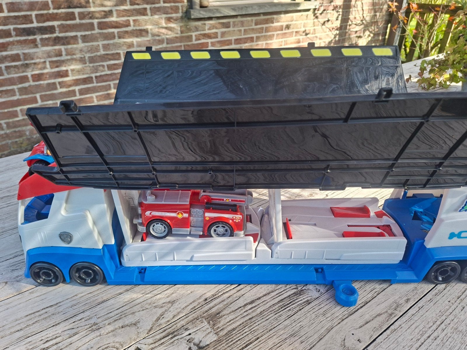 camion pat patrouille, Ophalen
