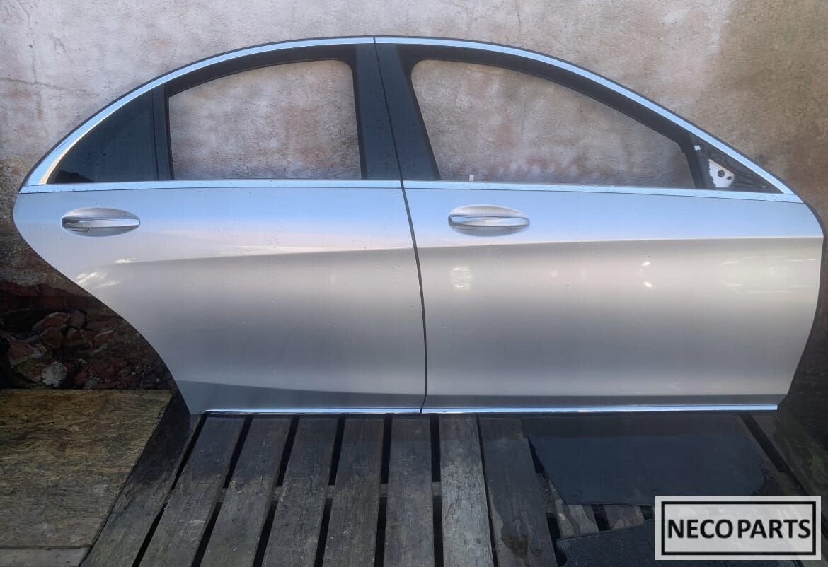 MERCEDES S KLASSE W222 PORTIER DEUR IN KLEUR 775 ORGINEEL, Arrière, Haillon arrière, Utilisé, -